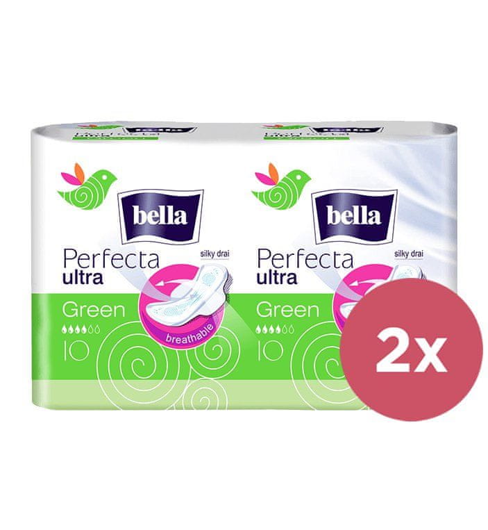 Bella 2x Perfecta green duo 20 ks (10+10)